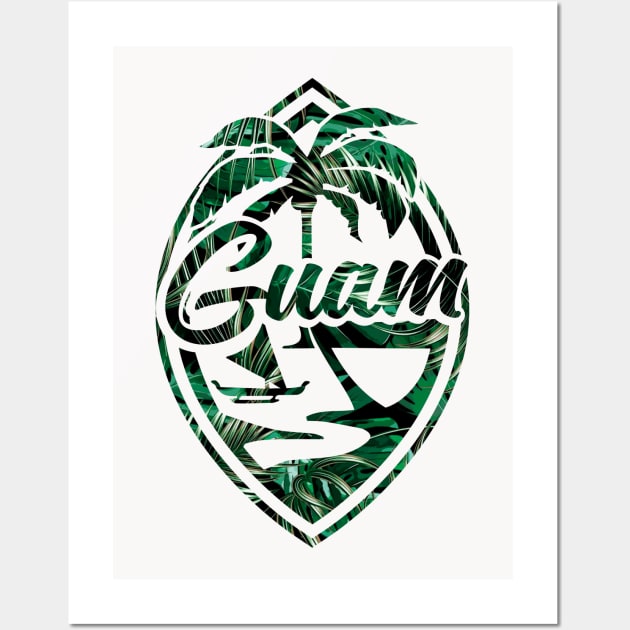 Tropical Guam Seal Wall Art by Dailygrind